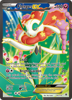 Florges EX Full Art - 116/119 - Phantom Forces - Holo - Card Cavern