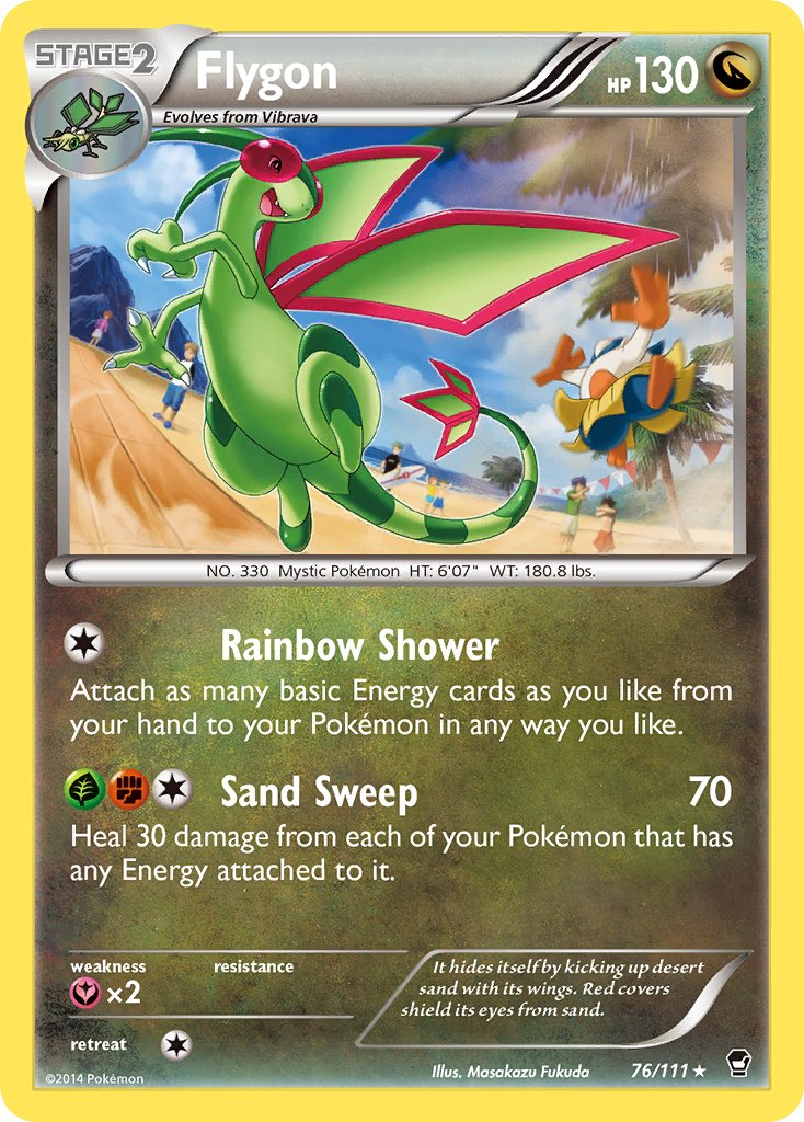 Flygon - 76/111 - Furious Fists - Card Cavern