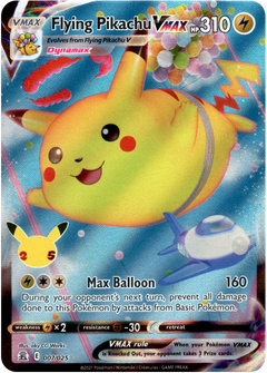 Flying Pikachu VMAX - 007/025 - Celebrations - Holo - Card Cavern