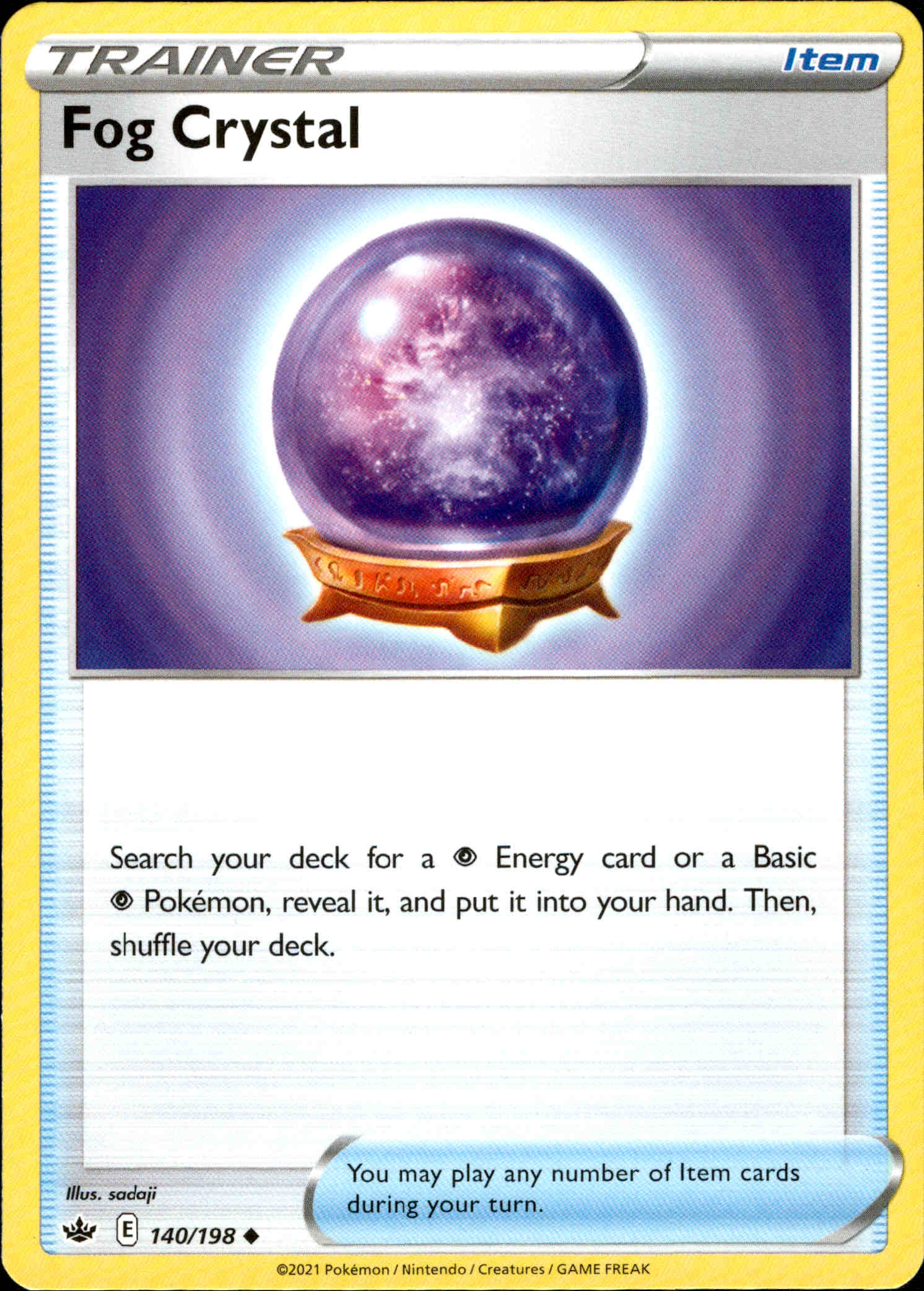 Fog Crystal - 140/198 - Chilling Reign - Card Cavern