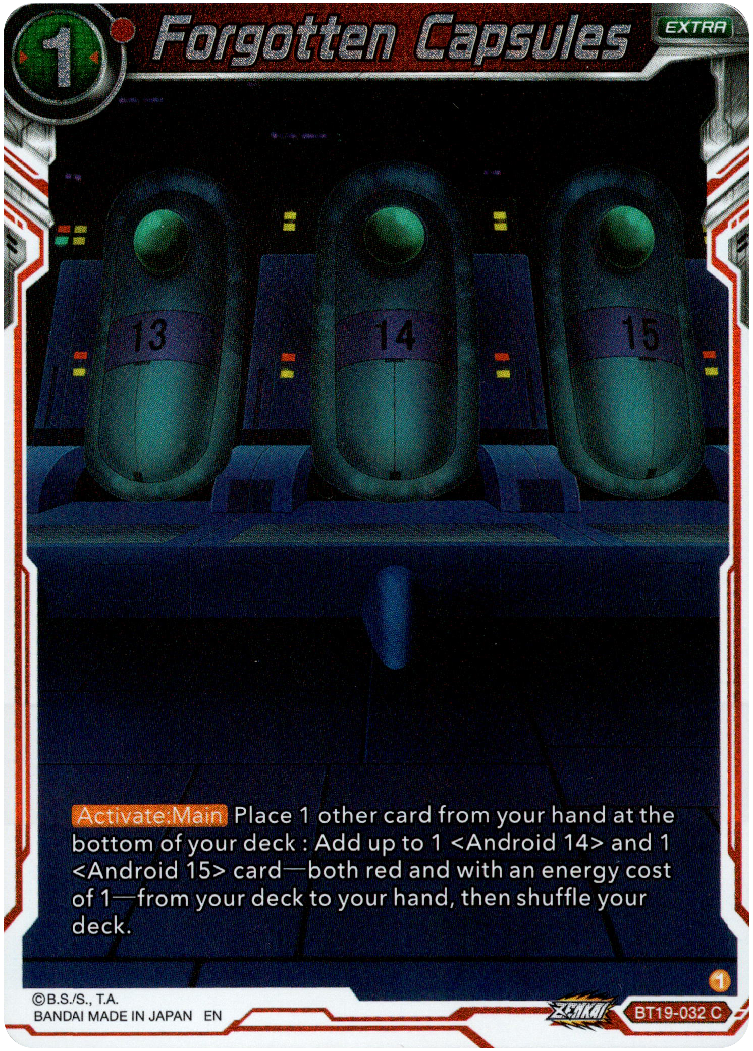 Forgotten Capsules - BT19-032 - Fighter's Ambition - Foil - Card Cavern