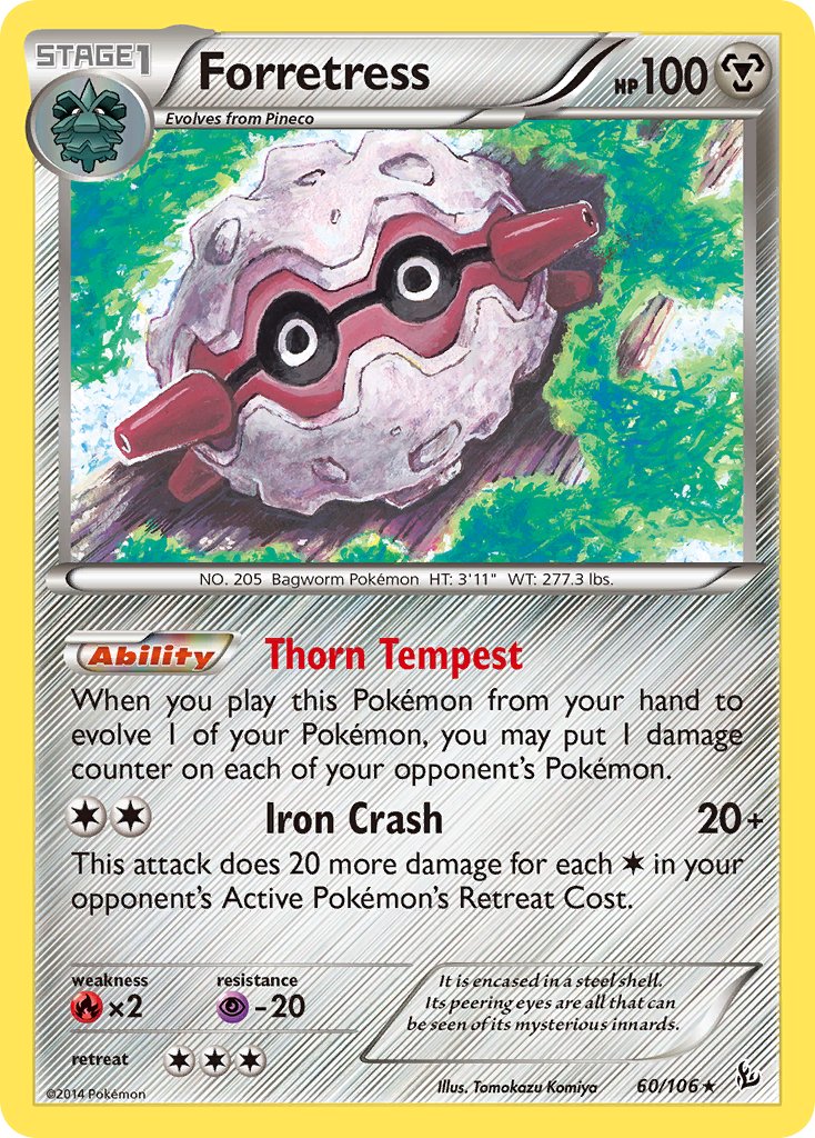 Forretress - 60/106 - Flashfire - Card Cavern