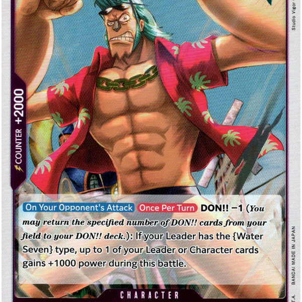 Franky - OP04-063 R - Kingdoms of Intrigue - Foil Card Cavern Trading Cards, LLC Franky - OP04-063 R - Kingdoms of Intrigue - Foil Card Cavern Trading Cards, LLC