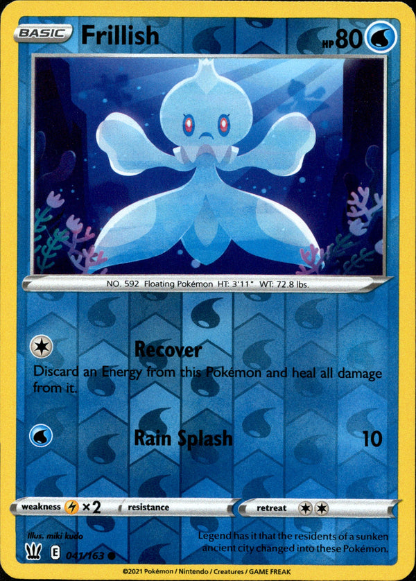 Frillish - 041/163 - Battle Styles - Reverse Holo - Card Cavern