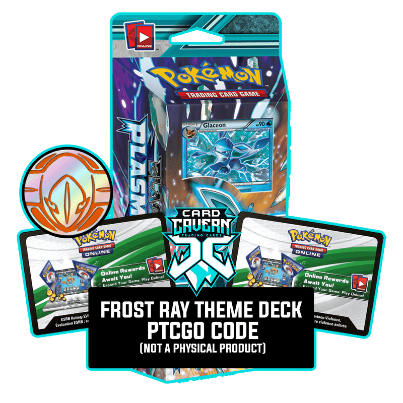 Frost Ray Theme Deck - Plasma Freeze - PTCGO Code Card Cavern Trading Cards, LLC Frost Ray Theme Deck - Plasma Freeze - PTCGO Code Card Cavern Trading Cards, LLC