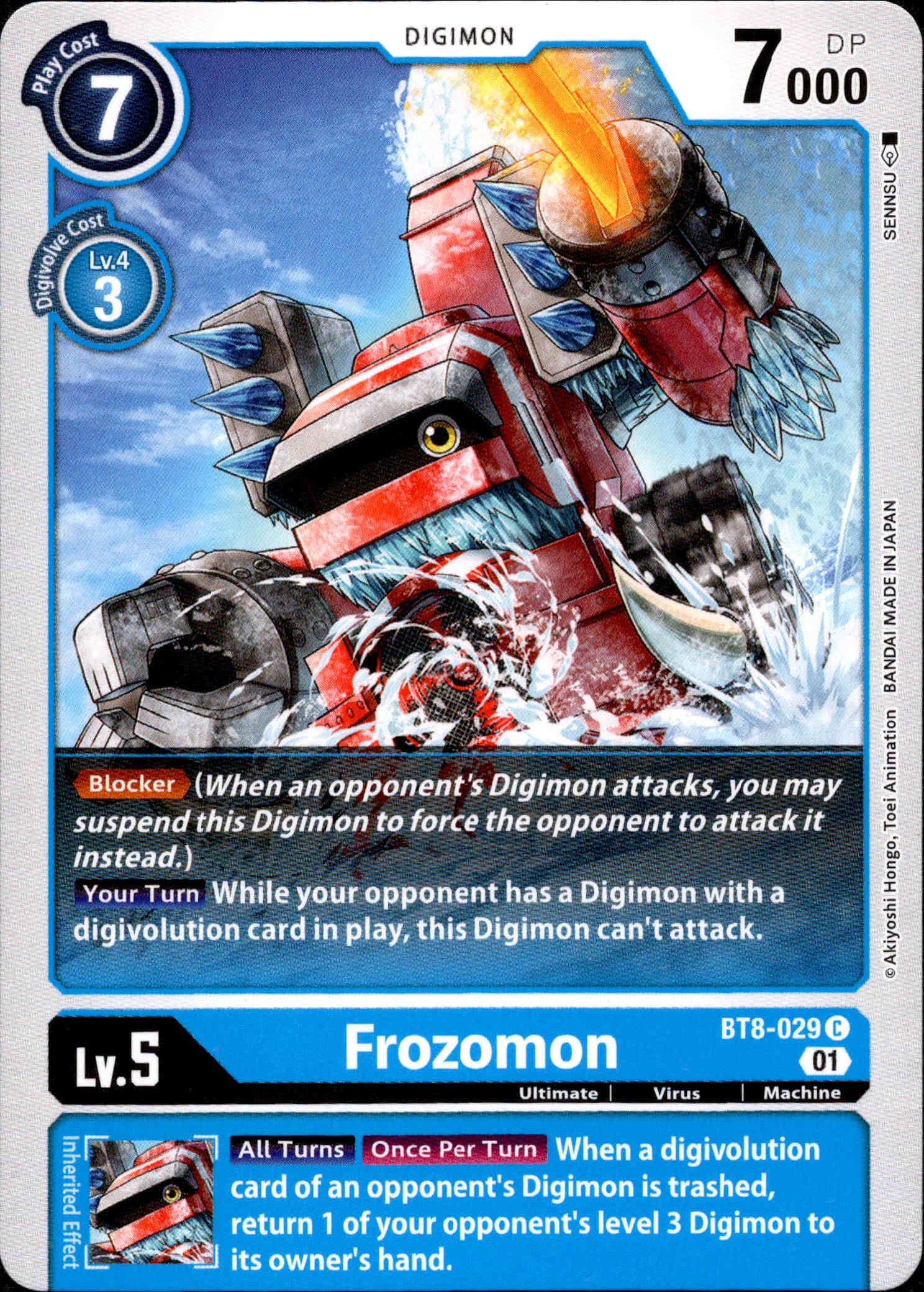 Frozomon - BT8-029 C - New Awakening - Card Cavern