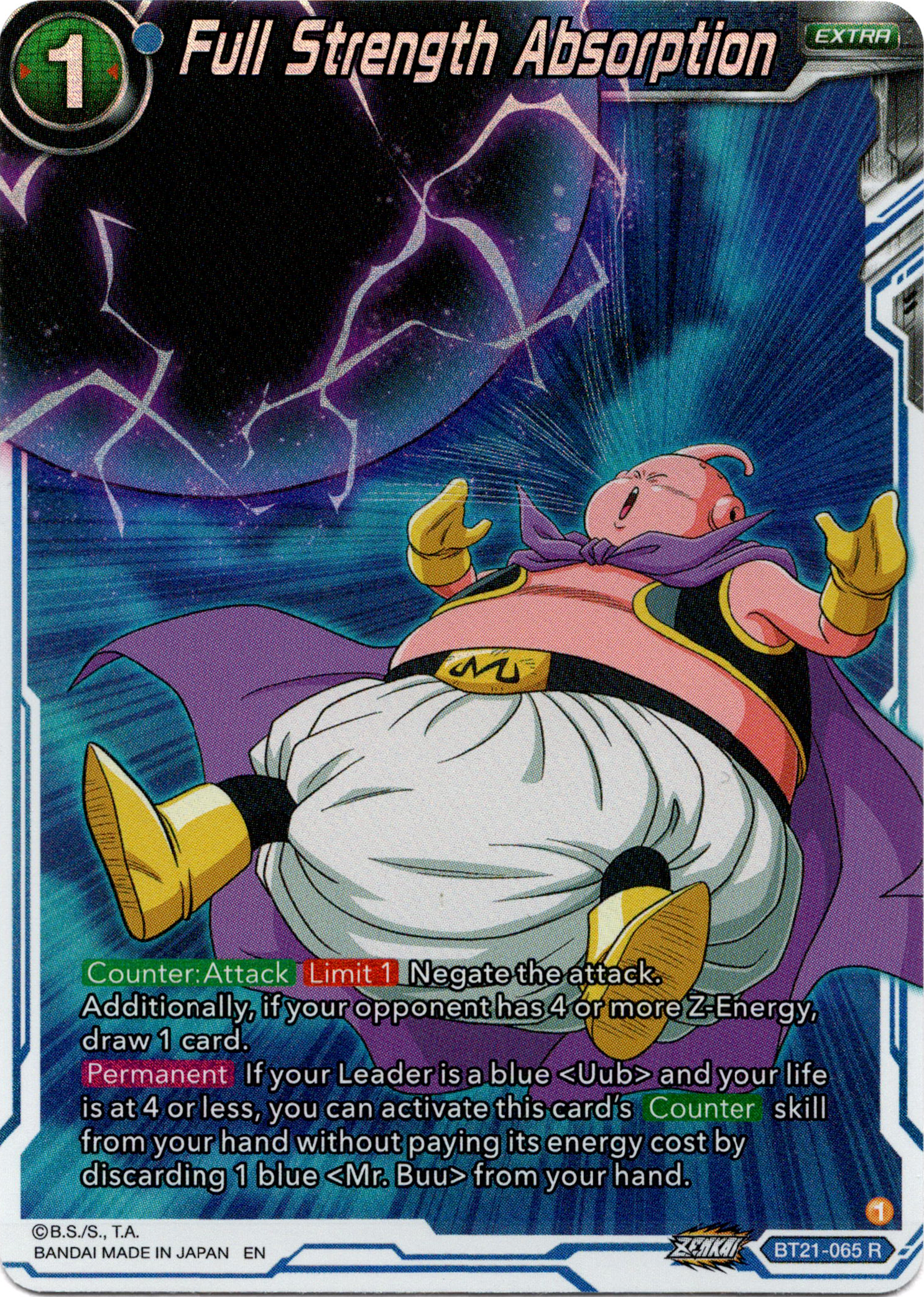 Full Strength Absorption - BT21-065 - Wild Resurgence - Foil - Card Cavern