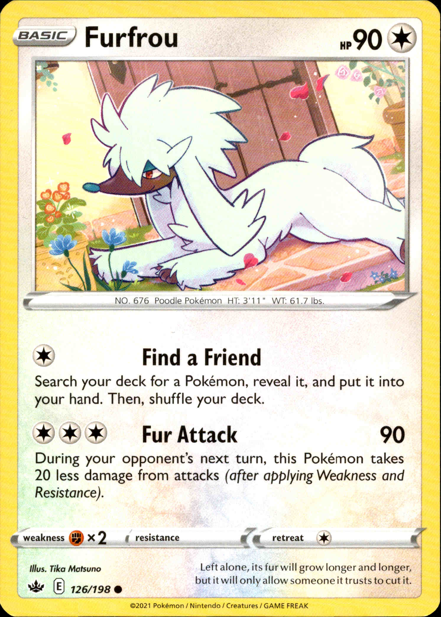 Furfrou - 126/198 - Chilling Reign - Card Cavern