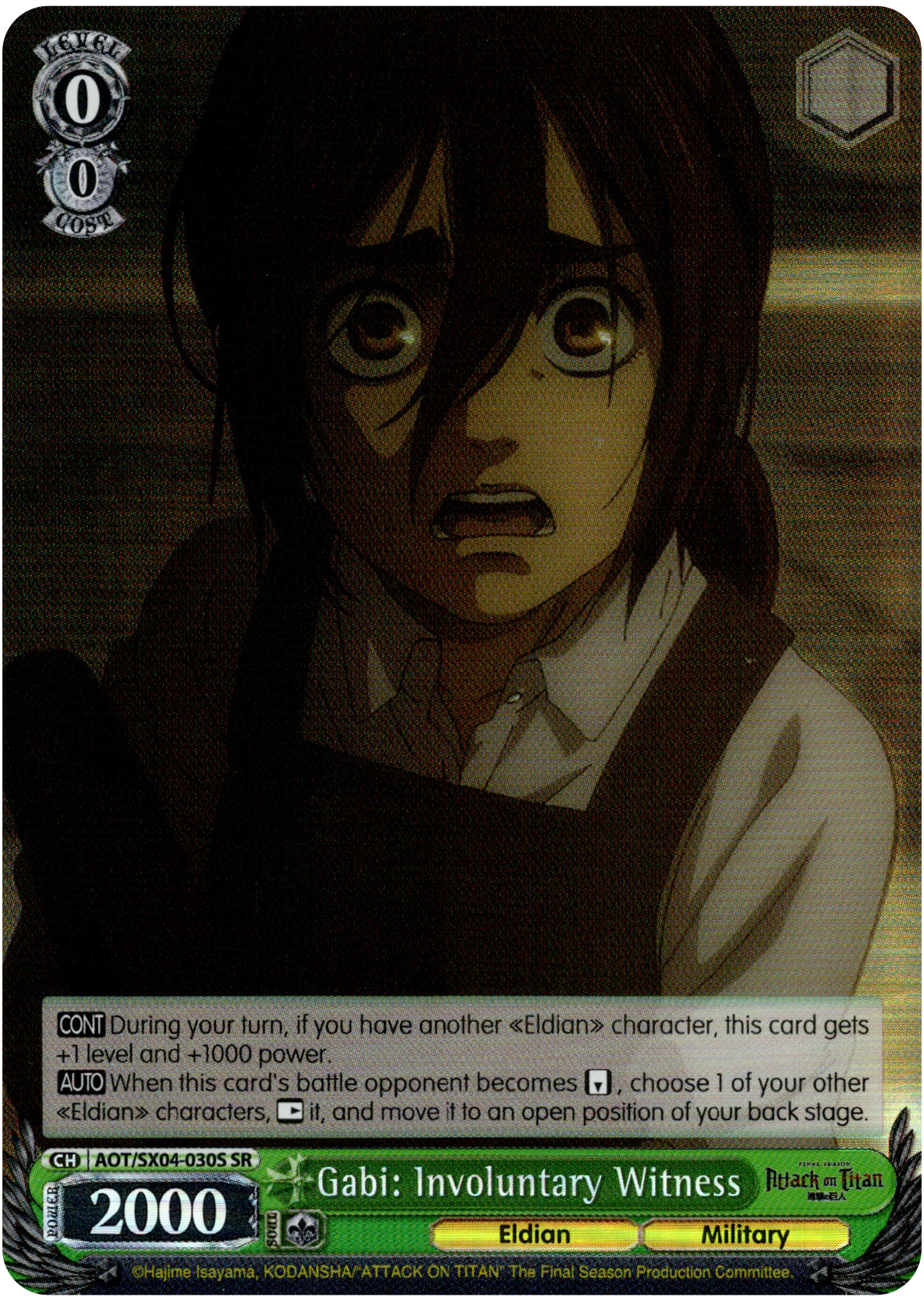 Gabi: Involuntary Witness - AOT/SX04-030S SR - Card Cavern