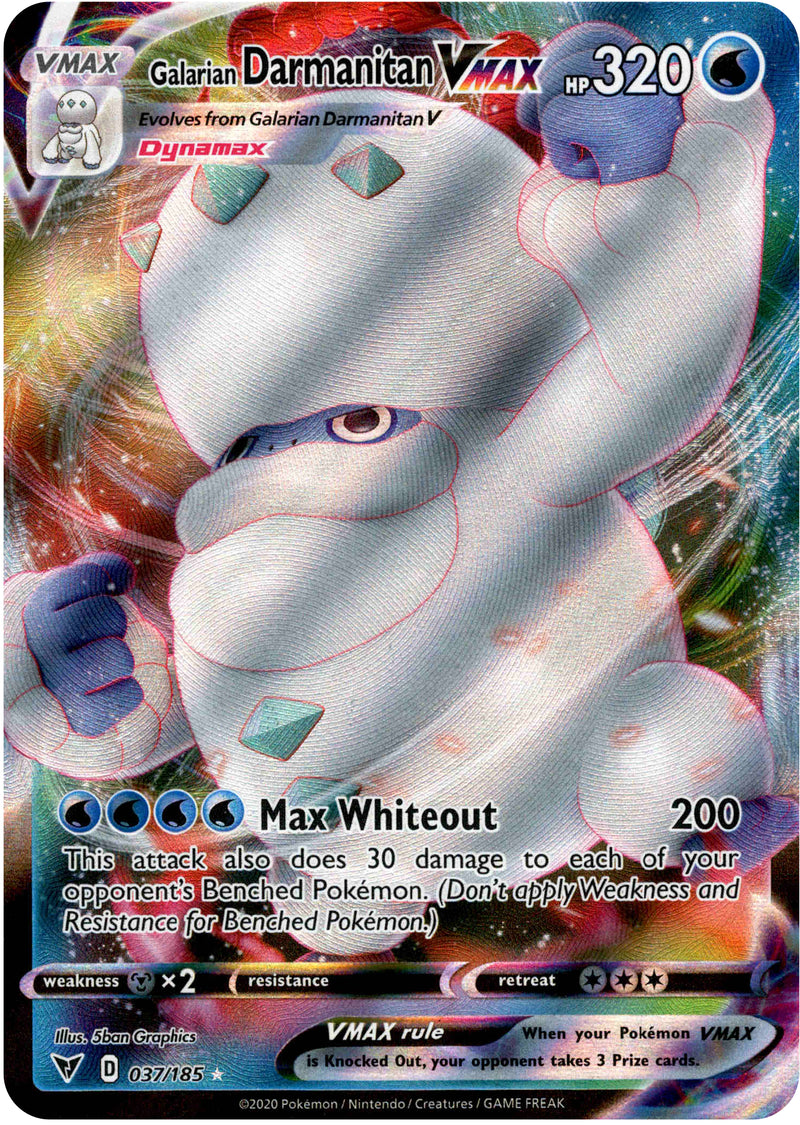 Galarian Darmanitan VMAX - 037/185 - Vivid Voltage