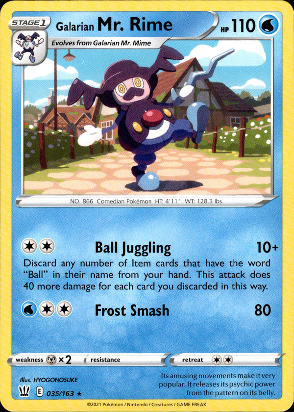 Galarian Mr. Rime - 035/163 - Battle Styles - Card Cavern