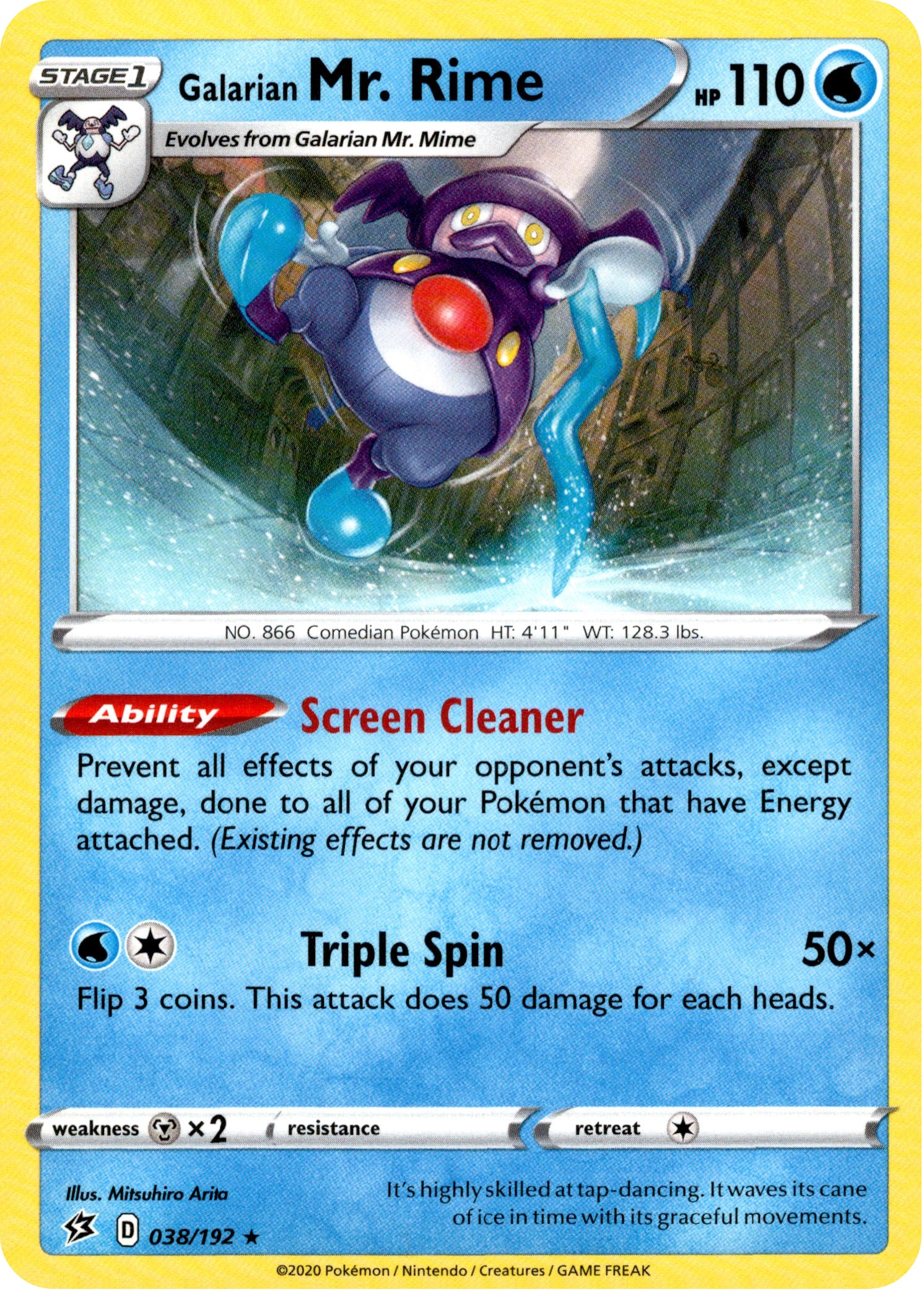 Galarian Mr. Rime - 38/192 - Rebel Clash - Card Cavern