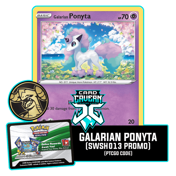 Galarian Ponyta SWSH013 PTCGO Code - Card Cavern