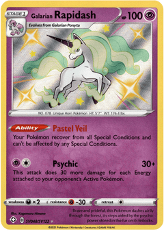 Galarian Rapidash - SV048/SV122 - Shining Fates - Holo - Card Cavern