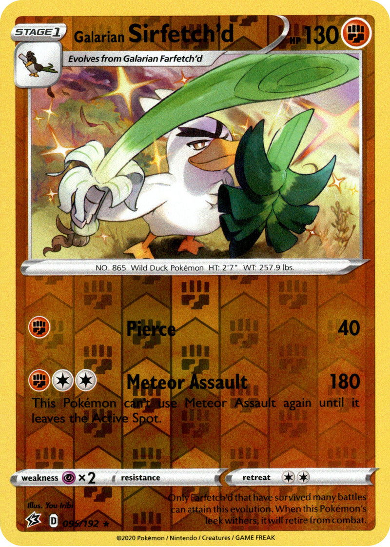 Galarian Sirfetch'd - 95/192 - Rebel Clash