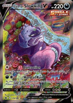 Galarian Slowking V Alternate Art - 179/198 - Chilling Reign - Holo - Card Cavern