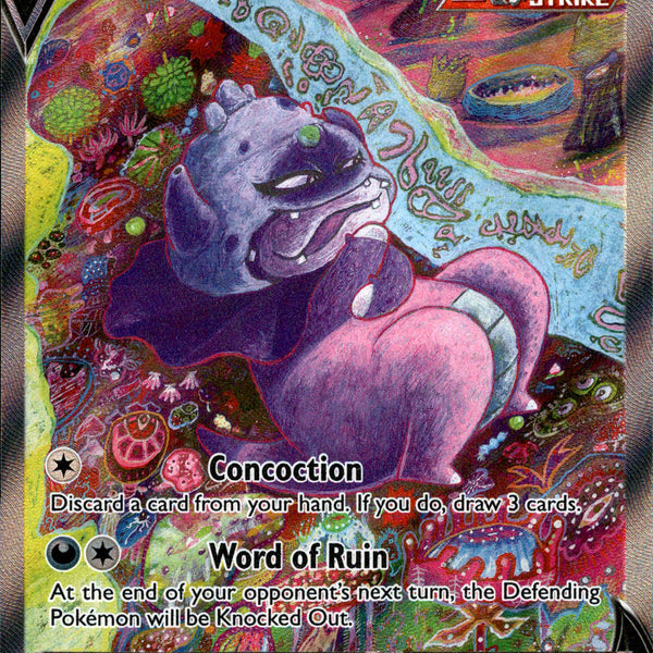 Galarian Slowking V Alternate Art - 179/198 - Chilling Reign - Holo Card Cavern Trading Cards, LLC Galarian Slowking V Alternate Art - 179/198 - Chilling Reign - Holo Card Cavern Trading Cards, LLC