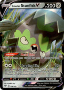 Galarian Stunfisk V - 128/189 - Darkness Ablaze - Holo - Card Cavern