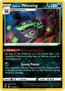 Galarian Weezing - 113/192 - Rebel Clash - Holo - Card Cavern