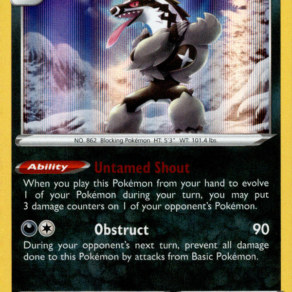 Galarian Obstagoon - 119/202 - Sword & Shield
