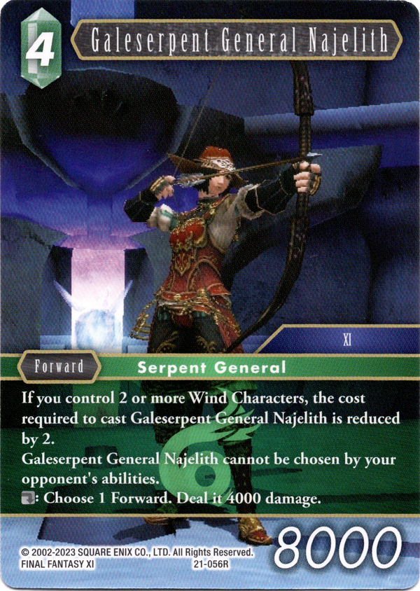 Galeserpent General Najelith - 21-056R - Beyond Destiny - Card Cavern