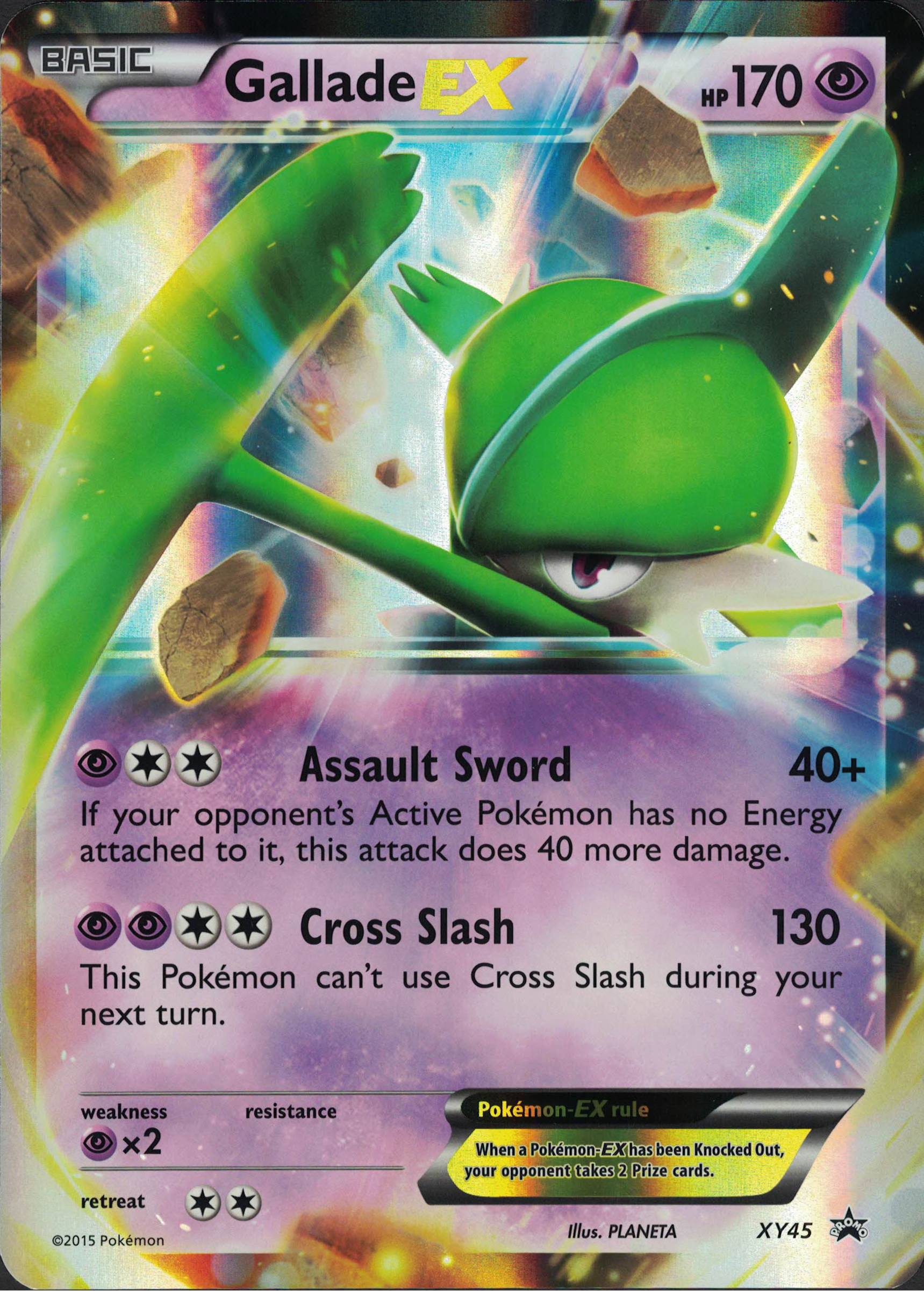 Gallade EX - XY45 - Jumbo Card - Card Cavern