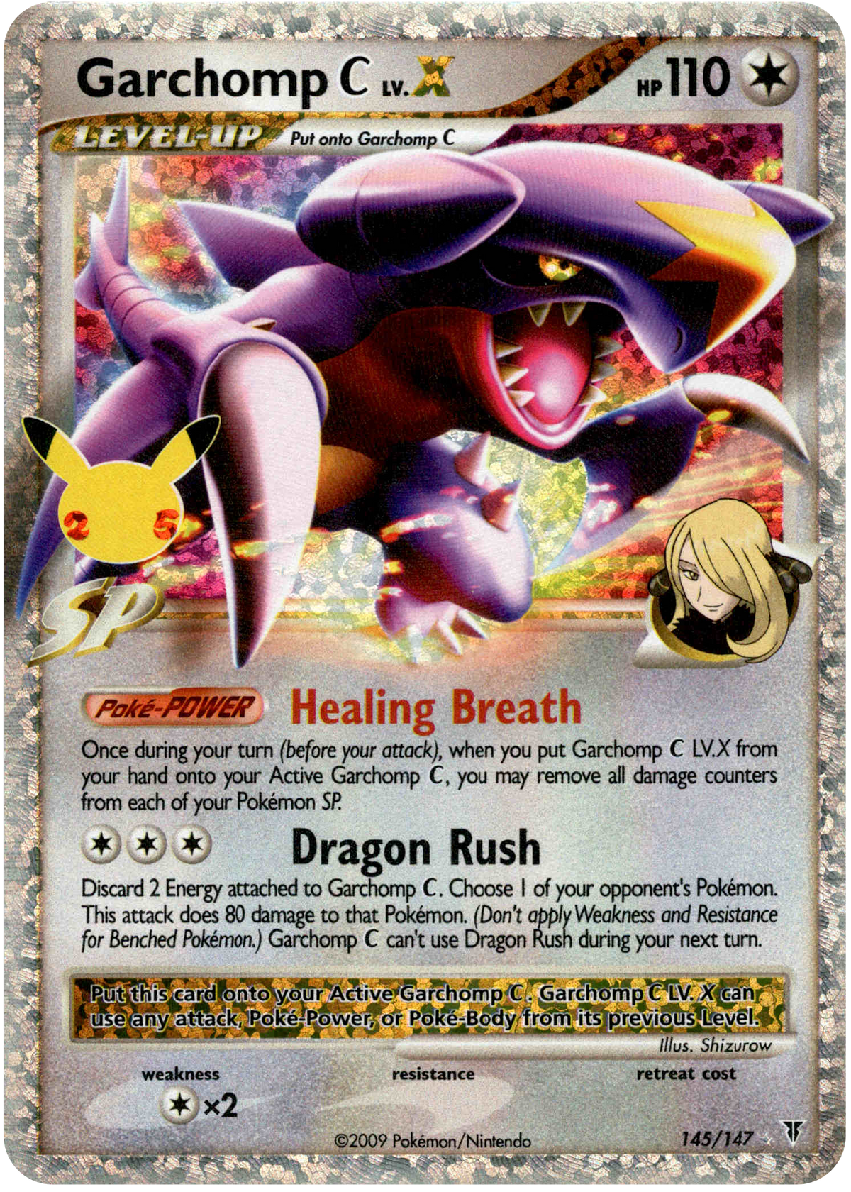 Garchomp Pokémon C LV.X (Classic Collection) - 145/147 - Celebrations - Holo - Card Cavern