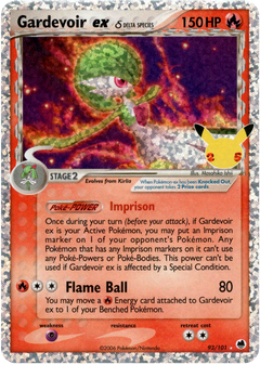 Gardevoir ex δ (Classic Collection) - 93/101 - Celebrations - Holo - Card Cavern