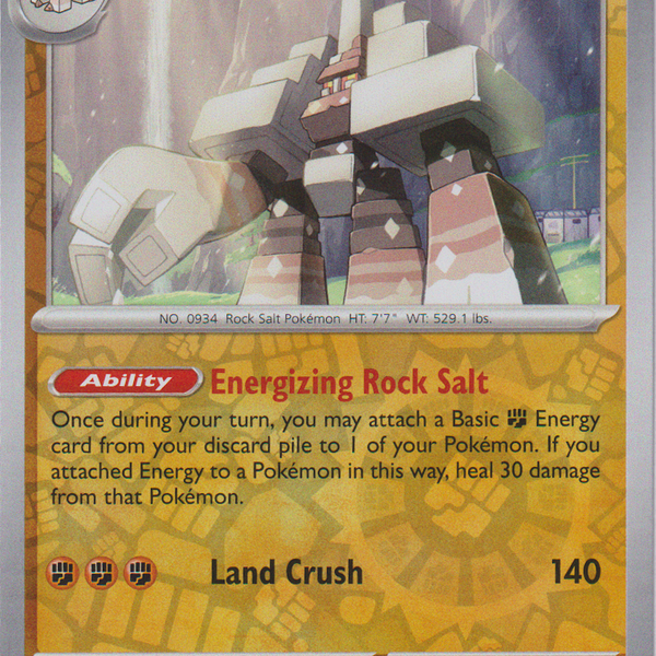 garganacl ex pokemon card value Garganacl ex (089/142) [Scarlet & Violet: Stellar Crown] – Gamers Paradise main image 1