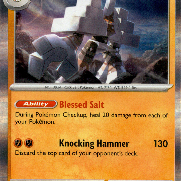 Garganacl - 123/193 - Paldea Evolved