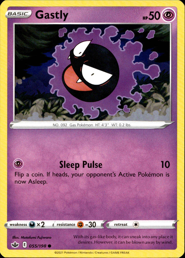 Gastly - 055/198 - Chilling Reign - Card Cavern