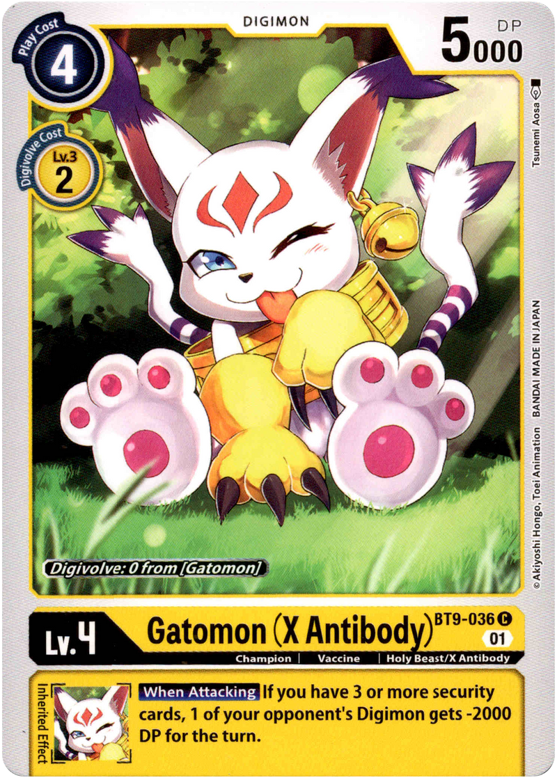 Gatomon (X Antibody) - BT9-036 C - X Record - Card Cavern