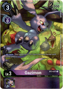 Gazimon Alternate Art - BT3-077 C - Dimensional Phase - Foil - Card Cavern