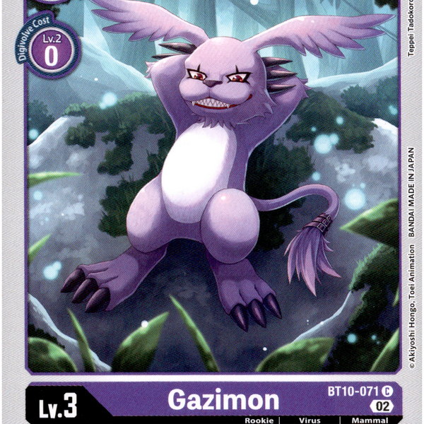 gazimon digimon card Gazimon - BT10-071 C
