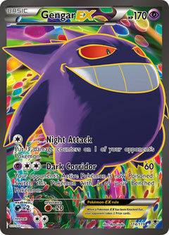 Gengar EX Full Art - 114/119 - Phantom Forces - Holo - Card Cavern