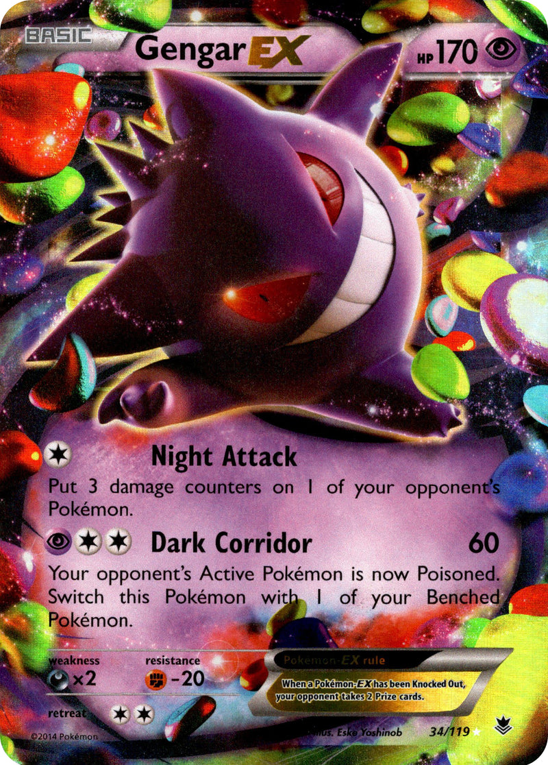 Gengar EX - 34/119 - Phantom Forces