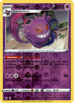 Gengar - 85/202 - Sword & Shield - Reverse Holo - Card Cavern
