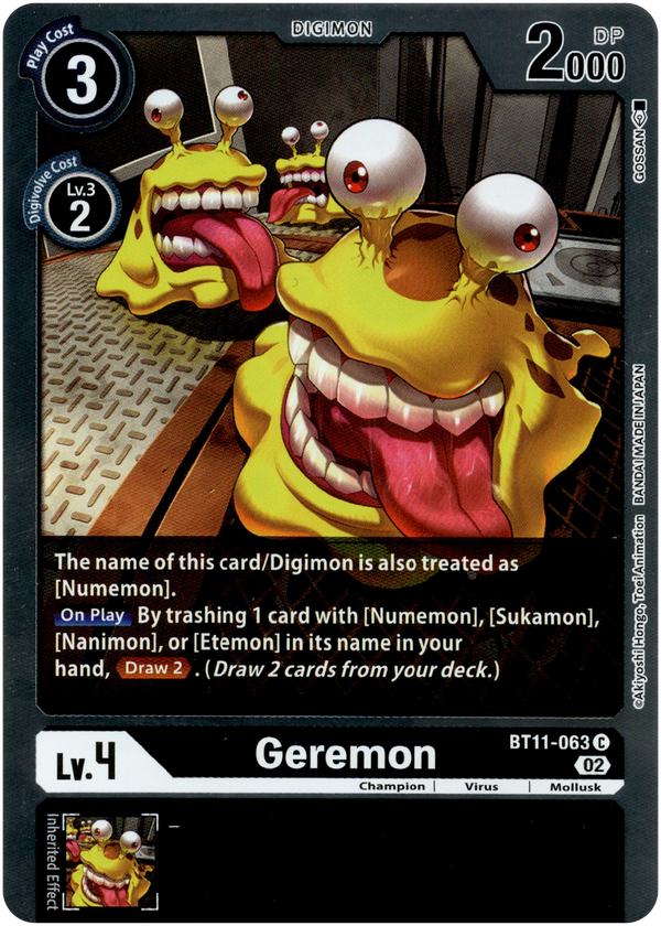 Geremon - BT11-063 C - Dimensional Phase - Foil - Card Cavern