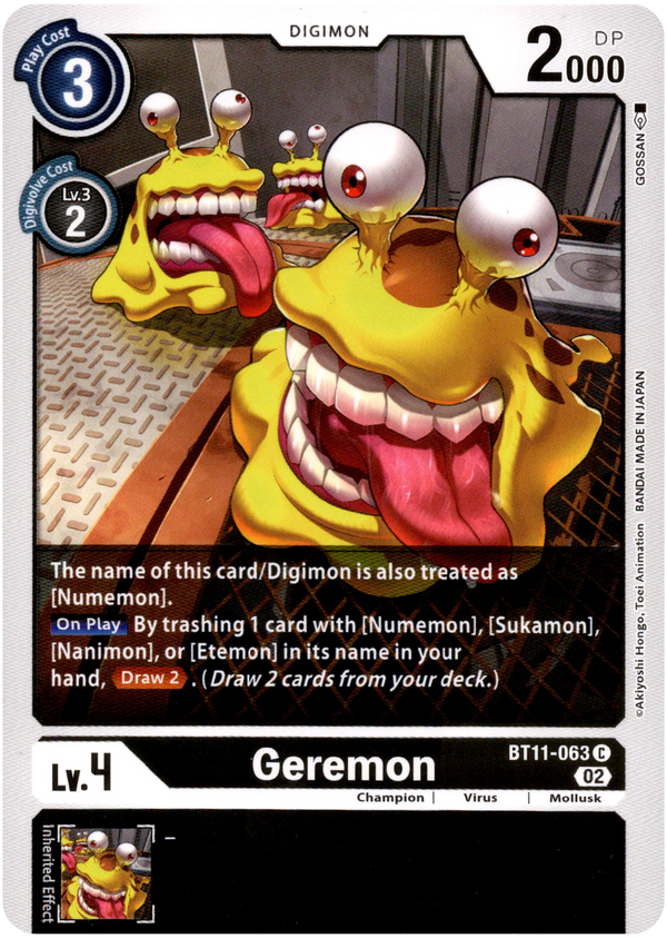 Geremon - BT11-063 C - Dimensional Phase - Card Cavern