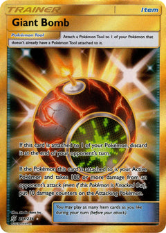 Giant Bomb Secret Rare - 251/236 - Unified Minds - Holo - Card Cavern