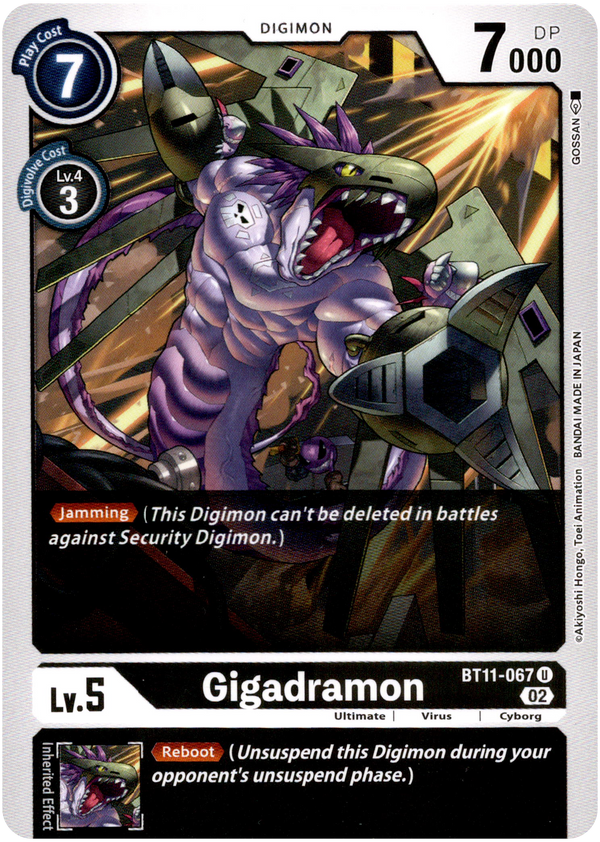 Gigadramon - BT11-067 U - Dimensional Phase - Card Cavern