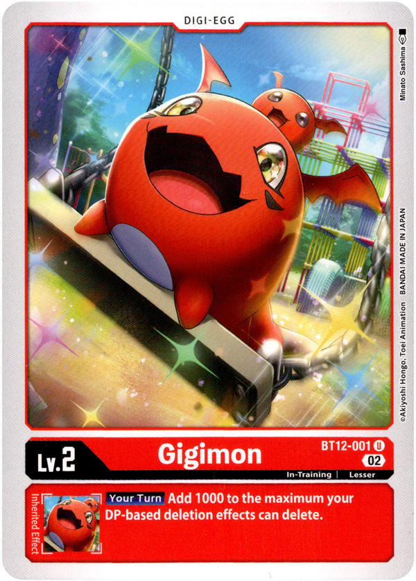 Gigimon - BT12-001 U - Across Time - Card Cavern