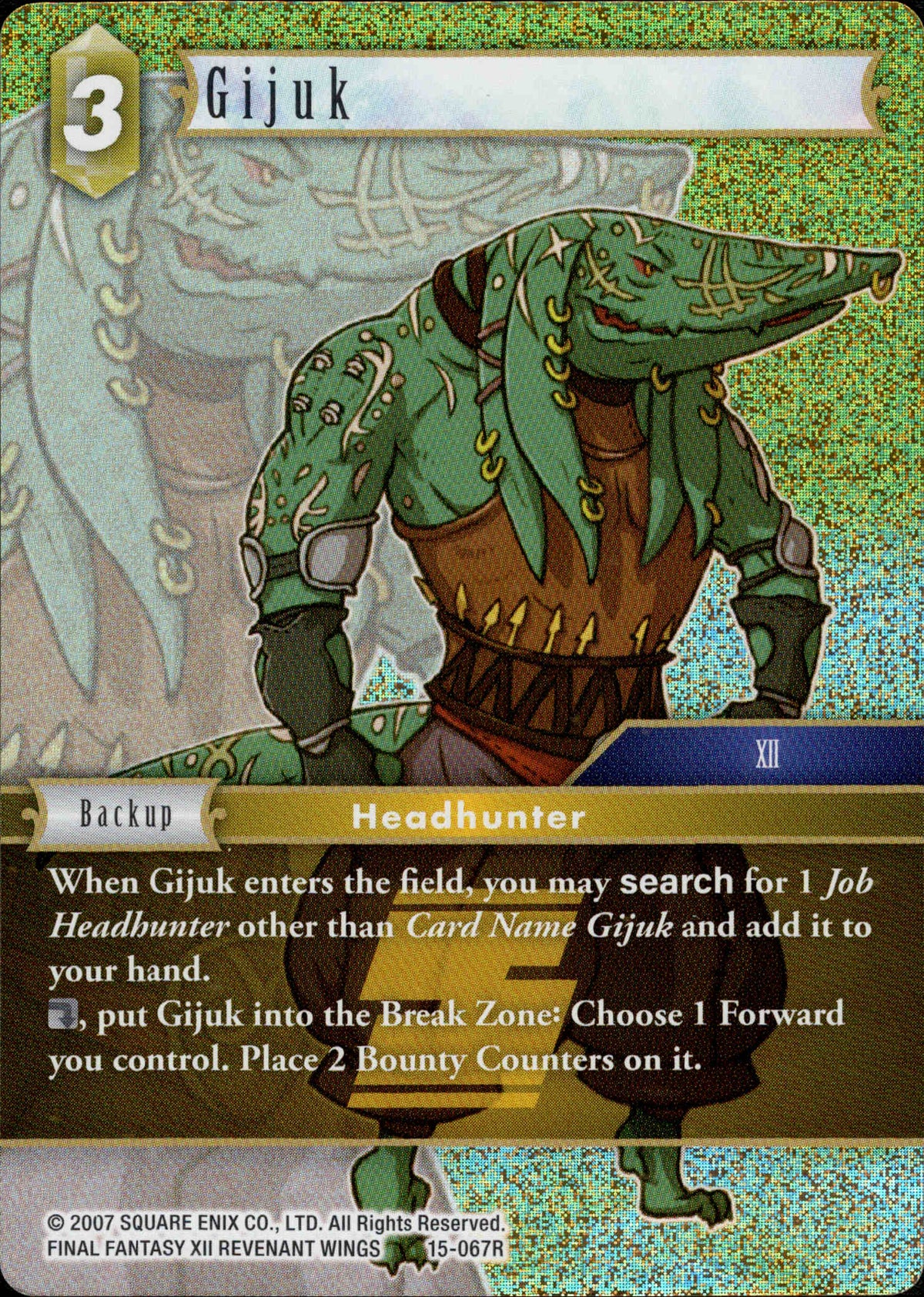 Gijuk - 15-067R - Crystal Dominion - Foil - Card Cavern