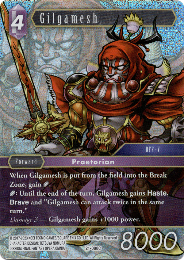 Gilgamesh - 21-088C - Beyond Destiny - Foil - Card Cavern