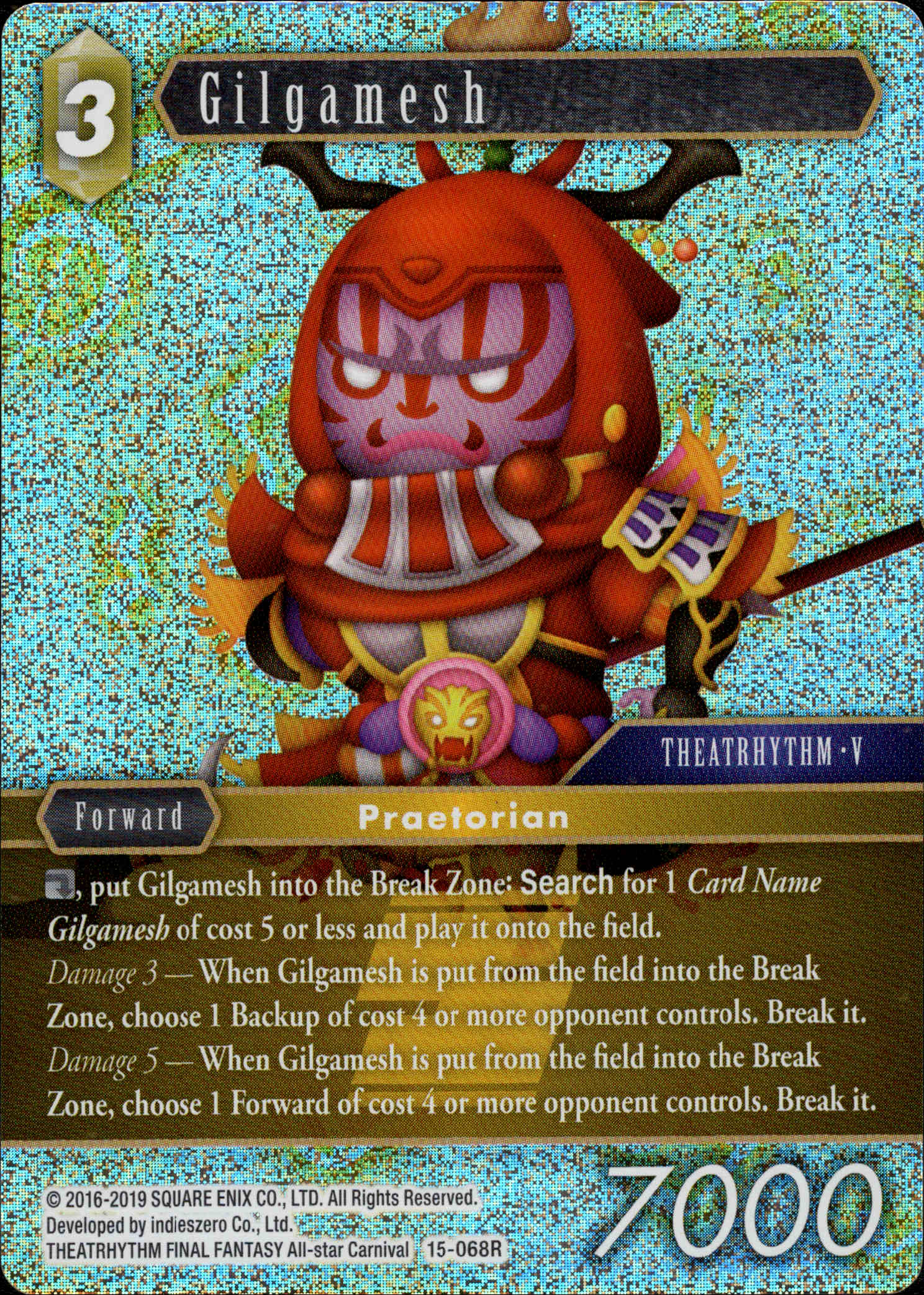Gilgamesh - 5-068R - Crystal Dominion - Foil - Card Cavern