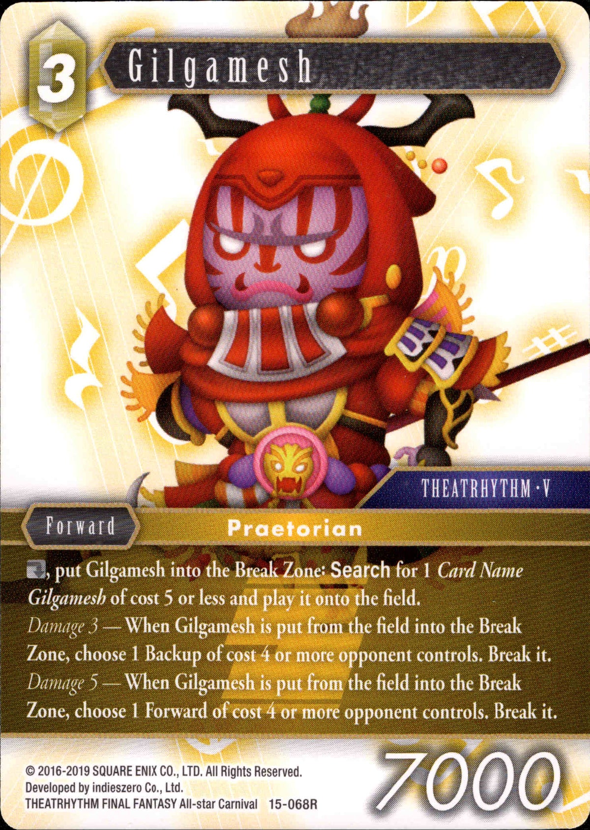 Gilgamesh - 5-068R - Crystal Dominion - Card Cavern