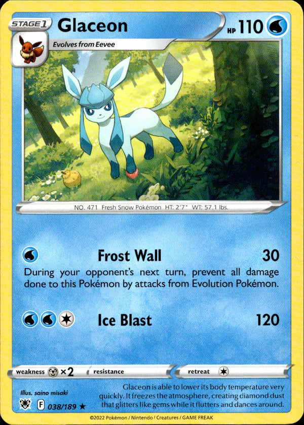 Glaceon - 038/189 - Astral Radiance - Card Cavern