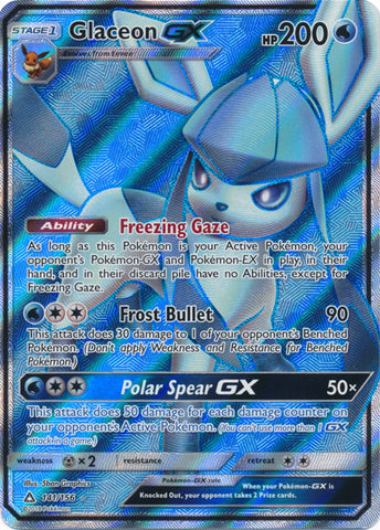 Glaceon GX Full Art - 141/156 - Ultra Prism - Card Cavern