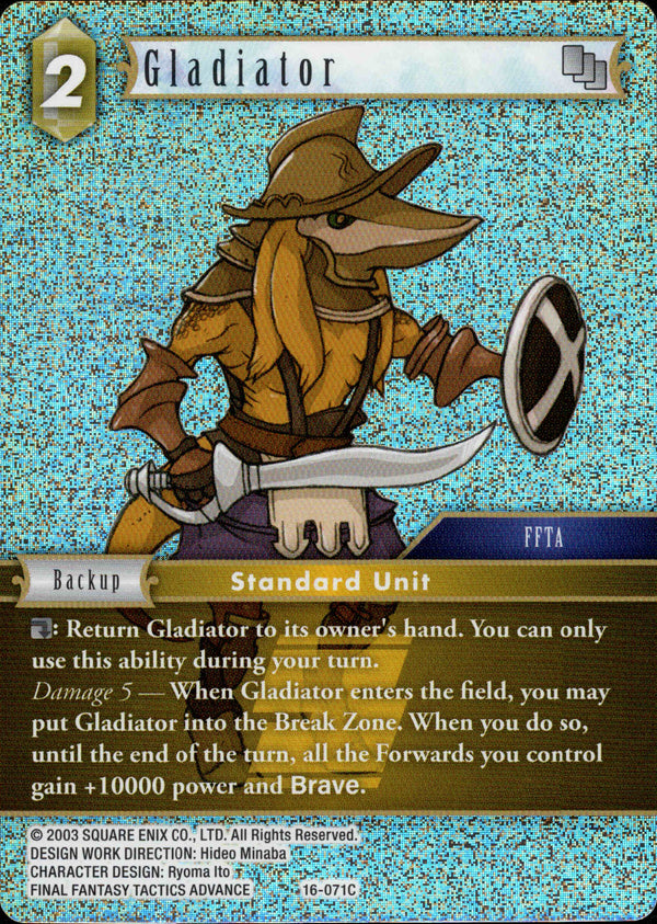Gladiator - 16-071C - Emissaries of Light - Foil - Card Cavern