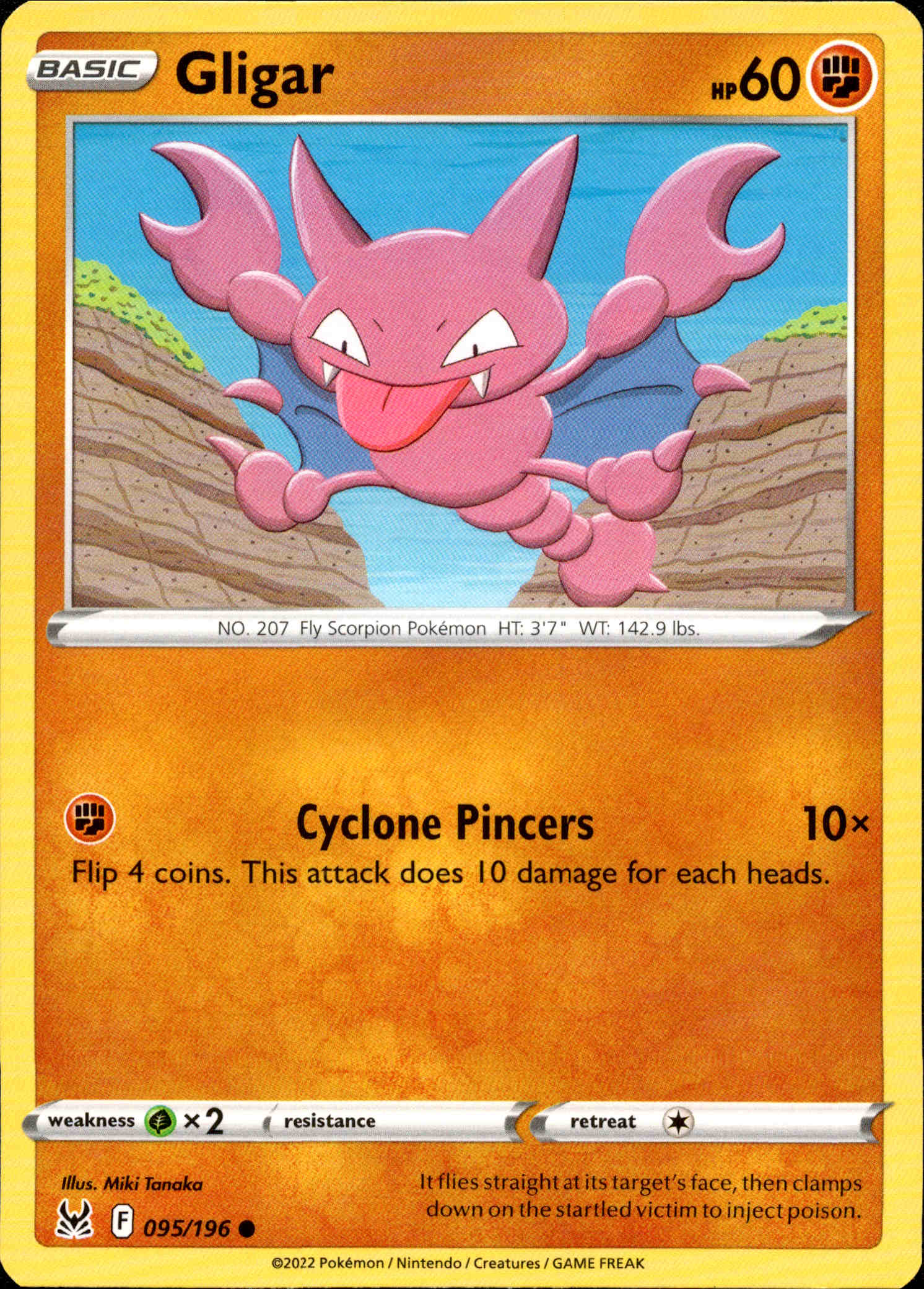 Gligar - 095/196 - Lost Origin - Card Cavern